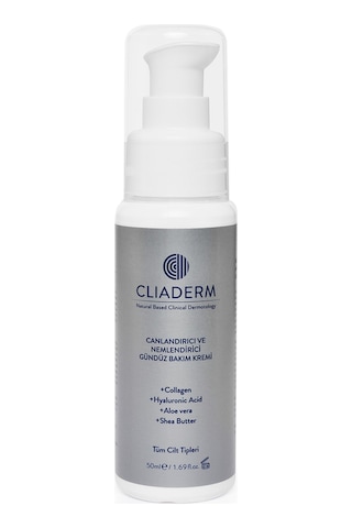 Cliaderm Canlandırıcı ve Nemlendirici Gündüz Bakım Kremi 50 ML