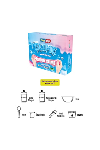 Cloud Slime - Pufidik Slime Hazırlama Seti PEMBE