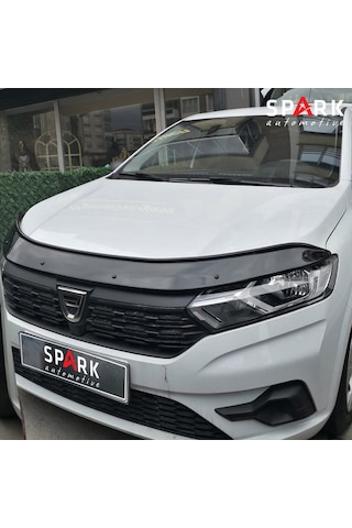 Dacia Sandero 2021- Yılı Ve Sonrası Uyumlu Kaput Rüzgarlığı 4mm Siyah