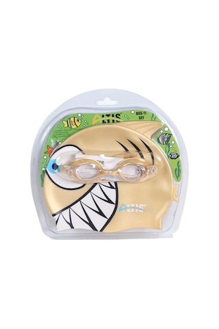 Balık Desenli Çocuk Silikon Bone+silikon Set 001