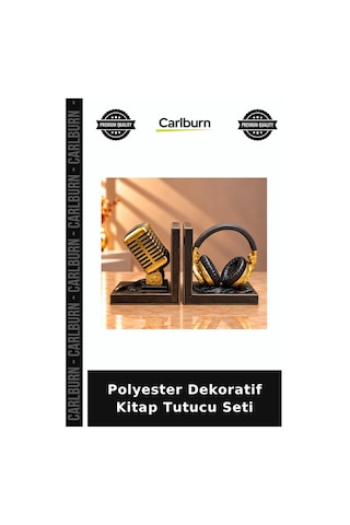 Özel Seri Polyester Dekoratif Kitap Tutucu Seti Kitaplık Masaüstü Aksesuar