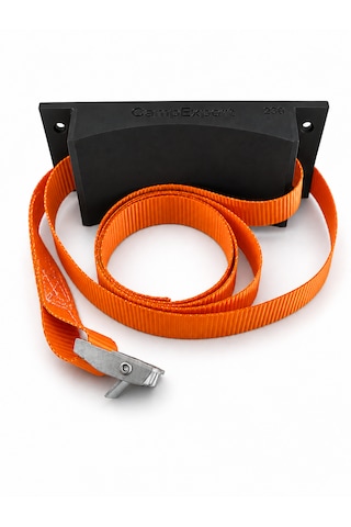 Campexpert 230 Mm Karavan Tüp Tutucu 2 Kg Mini - Küçük Tüpler Için Tokalı Kayışlı Duvara Monte Tüp Sabitleme Aparatı