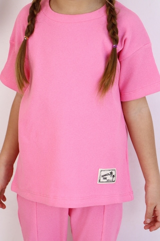 Miababy Paça Yırtıklı Takım Pembe