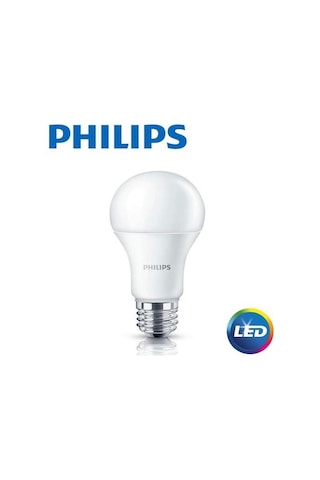 Philips 13 W  (14) W Led Ampül Beyaz Işık 12 Li  Paket 1521 Lümen