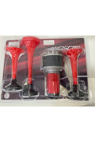 Kendinden Kompresörlü Havalı 3 Borulu 12 Volt Korna Roleli Oto Korna