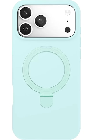 Newface Apple, Uyumlu iPhone 17 Pro Max Regal Magsafe Standlı Kapak - Su Yeşili
