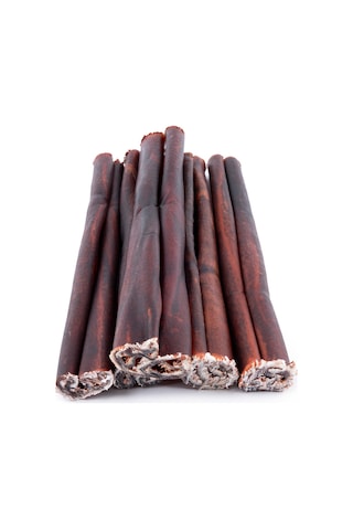 %100 Doğal Organik Kolojen Köpek Ödülü Düz Çubuk 100gr Katkısız, Yüksek Protein 15cm