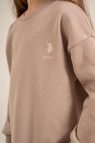 U.S. Polo Assn. Kız Çocuk Baskılı Sarı Uzun Kol Eşofman Takımı Us2707-c-v3 Us2707-c-v3