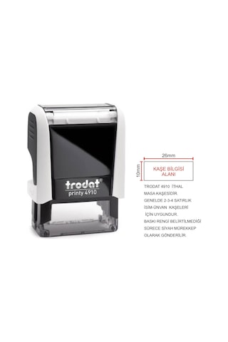 Trodat 910 - İsim Ünvan Kaşesi Mavi