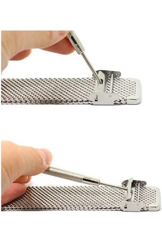 24Mm Metal Saat Kordonu Çelik Hasır Kolçak 1.Kalite Hasır Örgü Ko