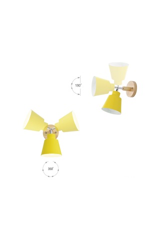 Hangfox Pembe Ahşap Perde Anahtarlı Duvar Lambası - Modern Minimalist Kuzey Avrupa Stilinde Yatak Odası, Restoran Dekorasyonu - Abd Uyumlu 12cm Taban E27 Işık Kaynağı Hariç Diğer