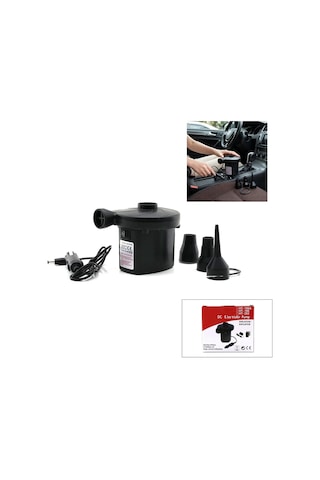 Fişli Oto - Araç Hava Pompa Taşınabilir 230v  İle Çalışır 5468