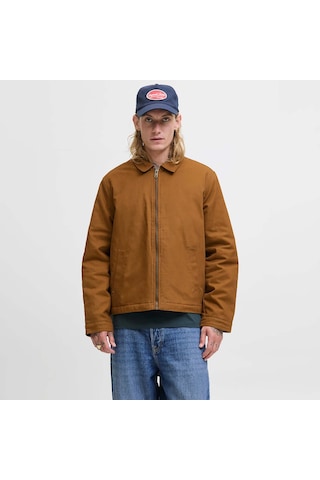 Jack & Jones Dover Worker Erkek Kahverengi Ceket 12278797-mksr Kahverengi