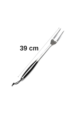 Elite Dövme Çelik İthal Barbekü Et Çatalı - 39 Cm
