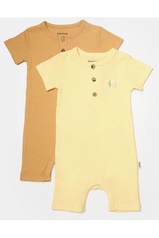BabyCosy 2 Li Kısa Kollu Tulum Csyb9037 001
