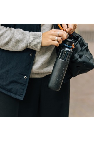 Dopper Insulated Yalıtımlı Termos Şişe 350 Ml - Gece Siyahı Siyah