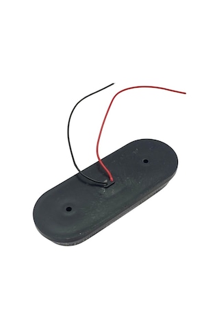 24v Yan Park Lambası Dorse Side Marker Beyaz Oval 4 Ledli 119 45 Mm