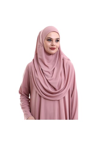 Tek Parça Namaz Elbisesi - Gül Kurusu - 5015 001