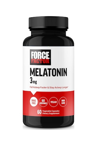 Force Factor 3mg, Drug-free Supplement, Vegan, Non-g...