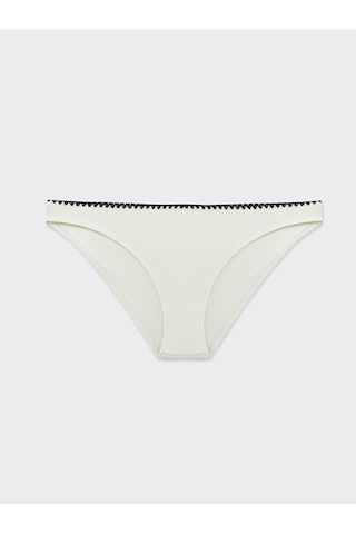 Lcw Dream Ekru Düz Brazilian Bikini Alt