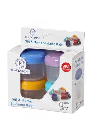 Anne Bebek Süt Ve Mama Ölçekli Sızdırmaz Saklama Kabı 4 Lü Set-50 Ml Şeffaf Anne Bebek Süt Ve Mama Ölçekli Sızdırmaz Saklama Kabı 4 Lü Set-50 Ml Şeffaf