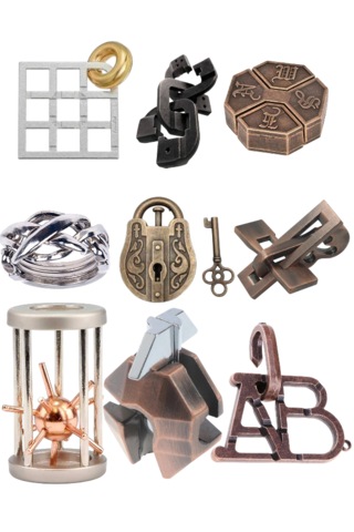 Metal Puzzle 9'lu Set