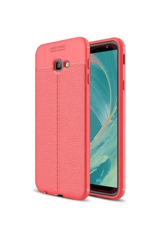 Samsung Uyumlu Galaxy J4 Plus Kılıf Zore Niss Silikon Kapak Kırmızı