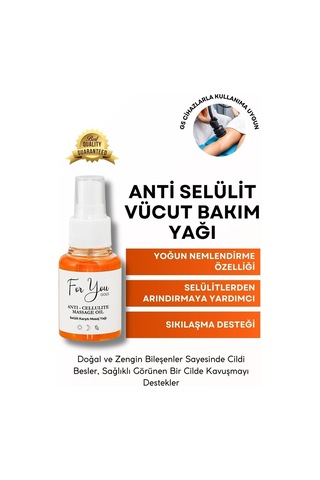 Anti Selülit Vücut Bakım Yağı Selülit Karşıtı Masaj Yağı Antiselülit