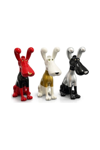 Polyester Sevimli Köpek Figürü