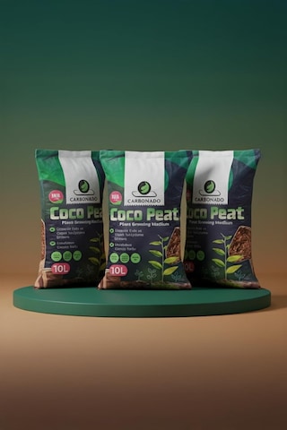 Cocopeat 10l X3 / Hindistan Cevizi Lifli Torf / Organik Toprak / Süper Avantaj Paketi