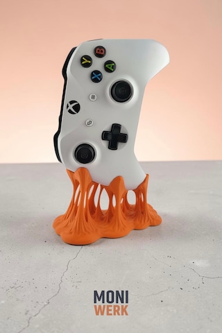 Xbox Uyumlu Bubble Gum Tasarımlı Turuncu Oyun Kolu Standı
