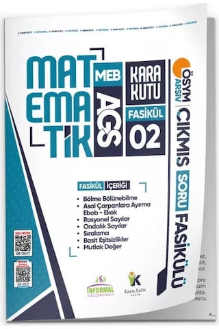 2026 Meb Ags Matematik Kara Kutu 2.fasikül Ösym Çıkmış Soru Bölme Bölünebilme Mutlak Değer Modüler