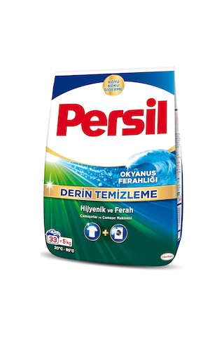 5 Kg Toz Çamaşır Deterjanı Okyanus Ferahlığı 33 Yıkama