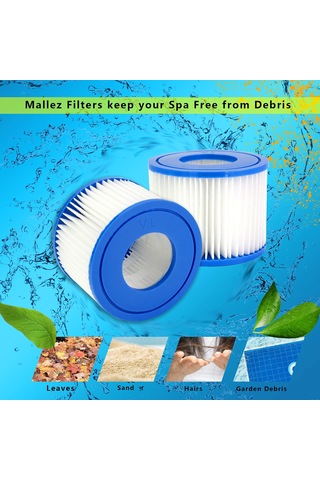 Bestway İçin Filtre Vı, Jakuzi Filtresi, Paris İçin Havuz Filtresi, 2 Filtre
