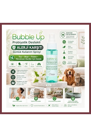 Storeşahin Bubble Up Probiyotik Destekli Kedi Köpek Yatak Minder Ve Kafes Spreyi 50 Ml Shn0720
