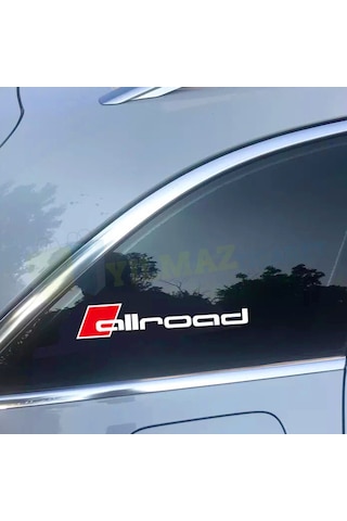 Audi Allroad A4 A6 Kelebek Cam Oto Sticker Araba Yapıştırma 2 Ad 20 Cm