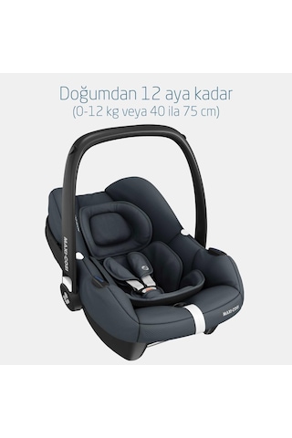 Maxi-Cosi Cabrio Fix I-Size Adac'lı Bebek Oto Koltuğu ve Ana Kucağı 0-13 kg Essential Graphite