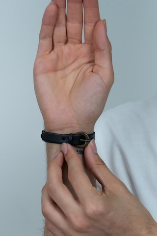 Deri Erkek Bileklik Tokalı Boyu Ayarlanabilir Ydb12 Çok Renkli