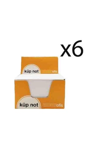 Umur Küp Blok Beyaz Not Kağıdı 8x8x5 6 Adet