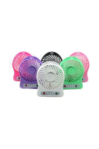 Şarjlı Taşınabilir Mini Usb Fan - Vantilatör