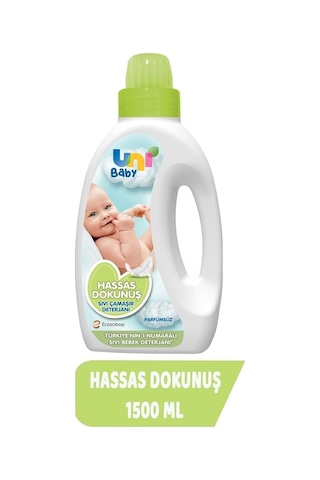 Uni Baby Çamaşır Deterjanı Sensitive 1500ml Hassas Dokunuş -yeşil -2 Li Set 100 ML