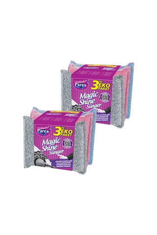 Magic Shine Sünger 3 Lü Paket İkili Set