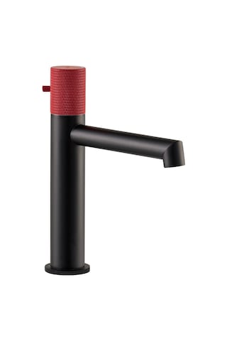 Fm-2218 Siyah & Kırmızı Lavabo Bataryası Siyah
