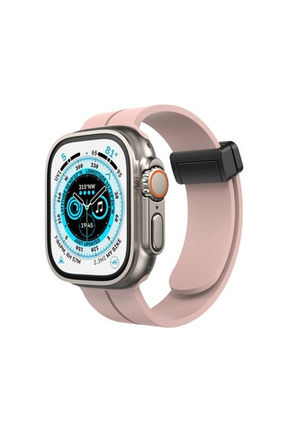 Apple Watch 42mm Kr412 Elegance Stylısh Kordon Saat Değildir - Pudra