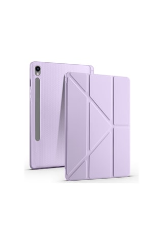 Samsung Uyumlu Galaxy Tab S10 Lite s10 Fe s9 10.9 Manyetik Standlı Kalem Bölmeli Kılıf Kapaklı