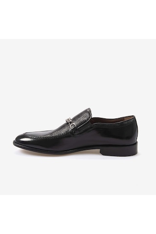 Mocassini Erkek Klasik Ayakkabı 9338 Siyah Buffalo
