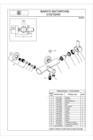 Eca 102 102 440 Ar Montana Banyo Bataryası Krom