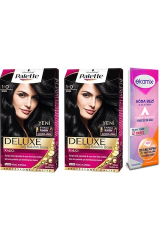 Palette Deluxe Set Saç Boyası 1 - 0 Siyah 2 Adet