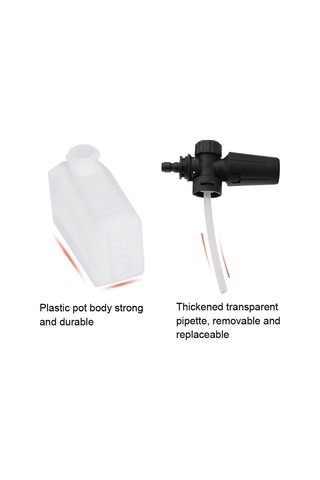 Sones 1/4 Arayüz Taşınabilir Kablosuz Araç Yıkama Makinesi Köpük Sulama Kabı