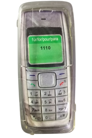 Nokia 1110 Uyumlu Telefon Koruyucu Şeffaf Mika Kapak -